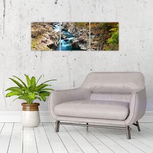Prúdiaca rieka - obraz (Obraz 90x30cm)