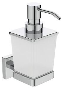 Ideal Standard IOM Square - Dávkovač mydla s držiakom, matné sklo/chróm E2252AA