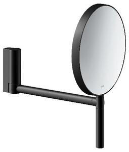 Keuco Plan - Kozmetické nástenné zrkadlo, matná čierna 17649370002