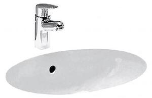 Laufen Lipsy - Vstavané umývadlo, 565 mm x 410 mm, brúsená, biela H8112910000001