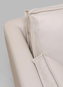 Victor Leather 3-sedačka sivá