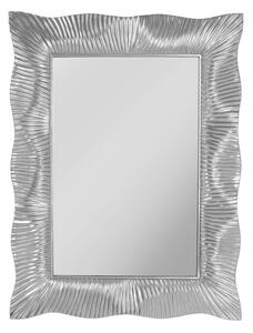 Wavy nástenné zrkadlo strieborné 94x124 cm
