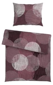 POSTEĽNÁ BIELIZEŇ, flanel, hnedofialová, 140/220 cm Esposa - Obliečky & plachty