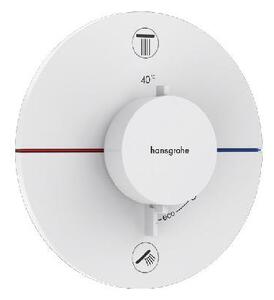 Hansgrohe ShowerSelect Comfort - Termostatická batéria pod omietku, na 2 spotrebiče, matná biela 15554700