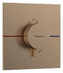 Hansgrohe ShowerSelect Comfort - Termostatická batéria pod omietku, kefovaný bronz 15574140