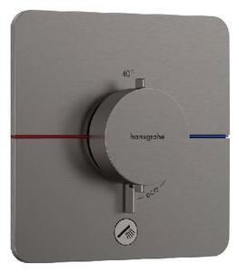 Hansgrohe ShowerSelect Comfort - Termostatická batéria pod omietku, kefovaný čierny chróm 15589340