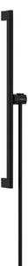 Hansgrohe Unica - Sprchová tyč 66 cm, so sprchovou hadicou, matná čierna 24402670