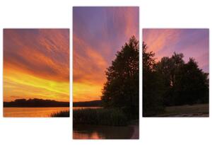 Farebný západ slnka - obraz (Obraz 90x60cm)