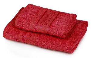 4home Kúpeľňový textil - Súprava uteráku a osušky, červená 225853
