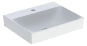 Geberit ONE - Umývadlo, 500x400x140 mm, bez prepadu, s otvorom na batériu, KeraTect, biela 505.020.01.6