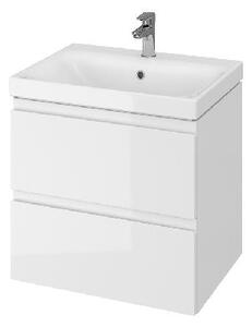 Cersanit Moduo - Skrinka s umývadlom, 57x60x45 cm, 2 zásuvky, biela S801-223-DSM