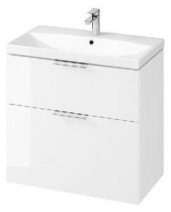 Cersanit City - Skrinka s umývadlom, 74x79x45 cm, 2 zásuvky, biela S801-423