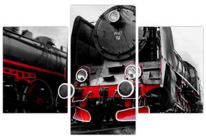 Stará lokomotíva - obraz (Obraz 90x60cm)