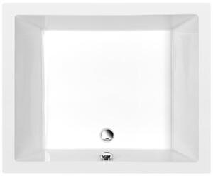 Polysan Deep - Hlboká sprchová vanička, 1100x900x260 mm, biela 72363