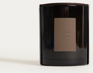 Sviečka URBAN LEATHER Amber Musk 781025