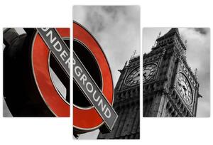 Londýnske metro - obraz (Obraz 90x60cm)