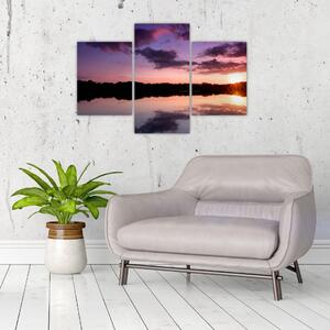 Západ slnka na vode - obraz na stenu (Obraz 90x60cm)