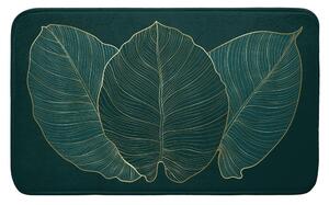 Tmavozelená kúpeľňová predložka 45x75 cm Jade – douceur d'intérieur
