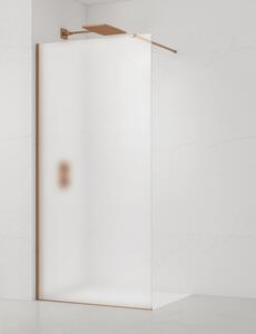 Sprchová zástena SAT Walk-in 80 cm brúsený rose gold SATBWI80MSPRRG