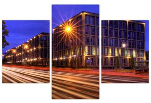 Nočné ulice - obraz do bytu (Obraz 90x60cm)
