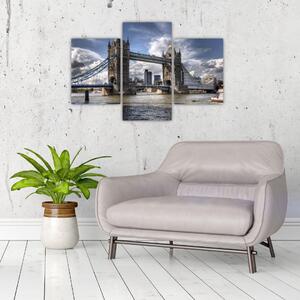 Tower Bridge - moderné obrazy (Obraz 90x60cm)