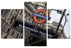 Stanica londýnskeho metra - obraz (Obraz 90x60cm)