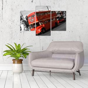 Anglický autobus Double-decker - obraz (Obraz 90x60cm)