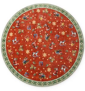 Villeroy & Boch Kusový koberec Toy's delight 106499 Red Green kruh, 160x160 (priemer) kruh, červená, obývacia izba