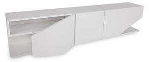 Dizajnový TV stolík Layla 180 cm biely