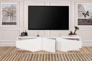 Dizajnový TV stolík Layla 180 cm biely