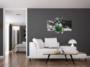 Zelený hrnček - obraz (Obraz 90x60cm)