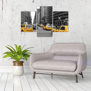 Žlté taxi - obraz (Obraz 90x60cm)
