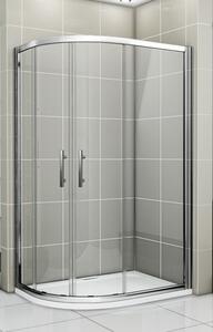 NATALI HARD 90 x 80 Clear Pravý Sprchovací kút asymetrický