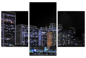 Obraz nočného mesta (Obraz 90x60cm)
