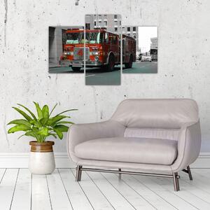 Hasičské auto - obraz (Obraz 90x60cm)