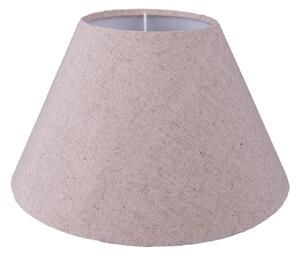 Béžové bavlnené tienidlo na stolnú lampu Mrao - Ø23*15 cm / E27 - Clayre & Eef
