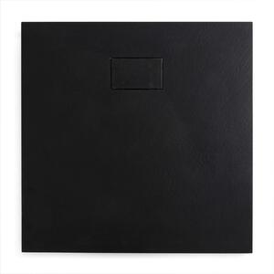 CERANO - Sprchová vanička štvorcová Gusto - čierna matná - 90x90 cm