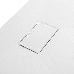 CERANO - Sprchová vanička štvorcová Gusto - biela matná - 80x80 cm