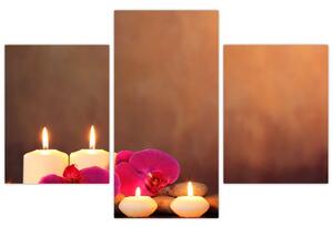 Obraz sviečky (Obraz 90x60cm)