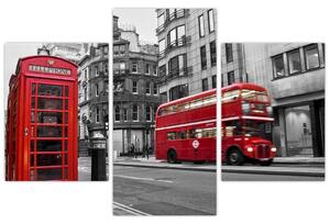 Londýnska ulice - obraz (Obraz 90x60cm)