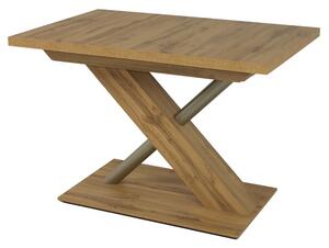 Jedálenský stôl UTENDI 1 dub, šírka 130 cm, rozkladací