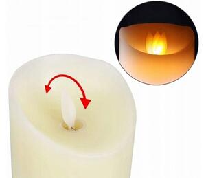 Grugen Svíčka LED s pohyblivým plamenem 11 cm