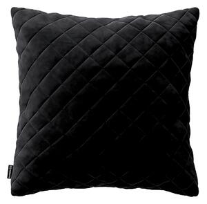 Obliečka Kinga pikovaná 43 x 43 cm farba produktu čierna látka lesklá, zamatová