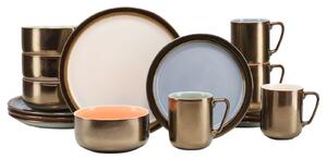 KOMBINOVANÝ SERVIS, 16-dielne, kamenina Creatable - Online Only bytové doplnky, Online Only