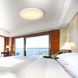 SOLIGHT LED stropné svietidlo Plain 3CCT, 36W, 2520lm, 3000K, 4000K, 6000K, okrúhle, 45cm