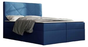 Manželská posteľ 160 cm Octavius (modrá) (s matracom). Vlastná spoľahlivá doprava až k Vám domov. 621098