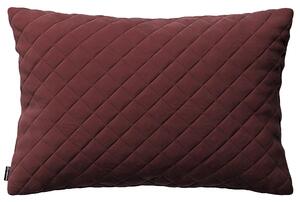 Obliečka Kinga pikovaná 60 x 40 cm farba produktu červená látka lesklá, zamatová