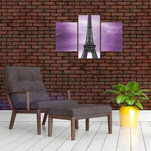 Abstraktný obraz Eiffelovej veže - obraz (Obraz 90x60cm)