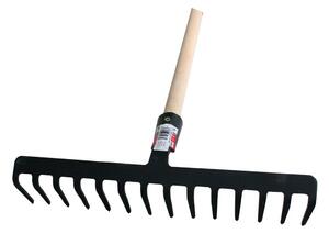 Hrable Strend Pro Premium R-606, 12 zubé, kované, s násadou