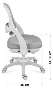 Detská otočná stolička Mark Adler Junior 4.7 Grey
